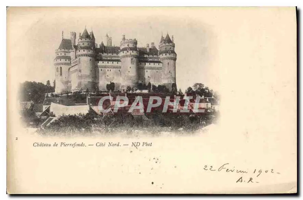 Castelo de Pierrefonds — Lado Norte — ND Phot - Frente