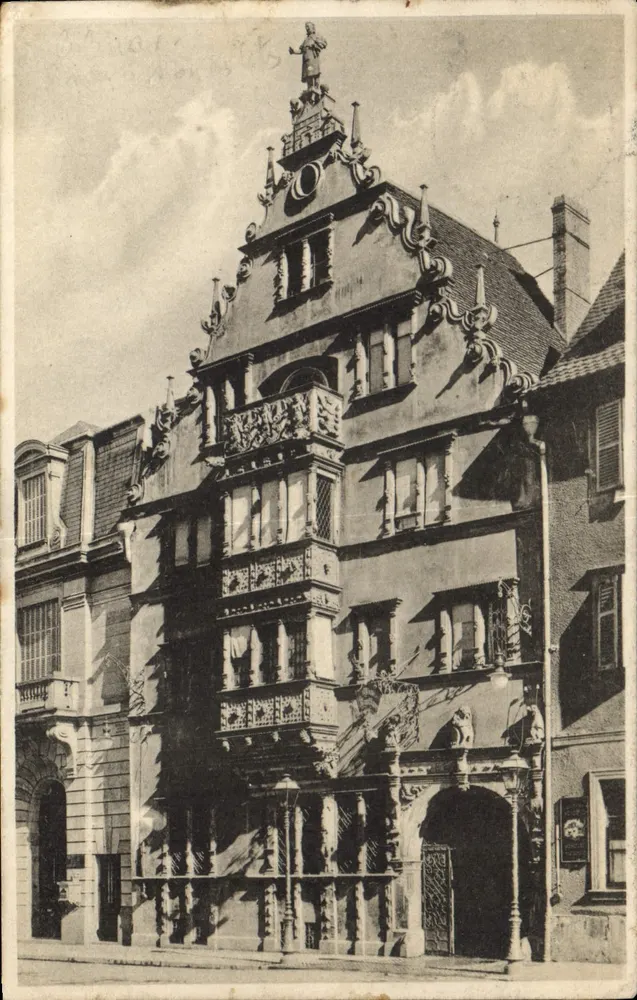 Colmar - Kopfhaus (Maison des têtes) — editore sconosciuto, numero di serie 68 - Recto