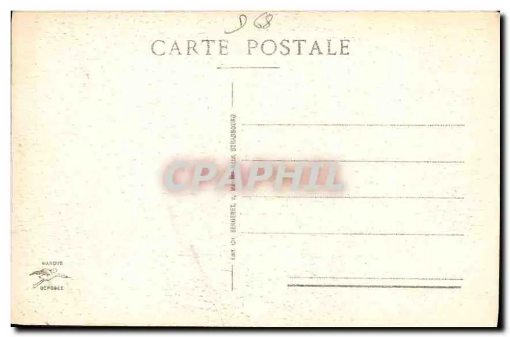 Colmar - La Cattedrale di San Martino — editore CH. BENEBERT, Strasburgo - Verso