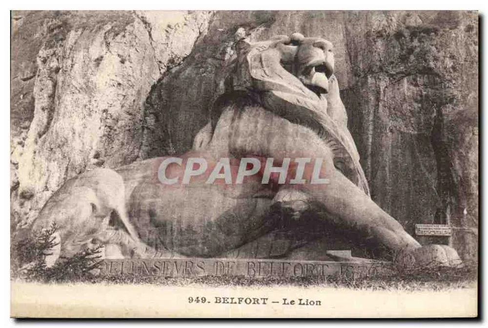 Belfort — O Leão — Defensores de Belfort 1870 - Frente