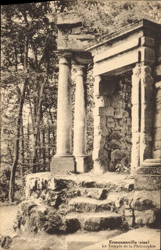 Ermenenville (Oise) — Der Tempel der Philosophie — Fotograf Desaix, Brumath - Vorderseite