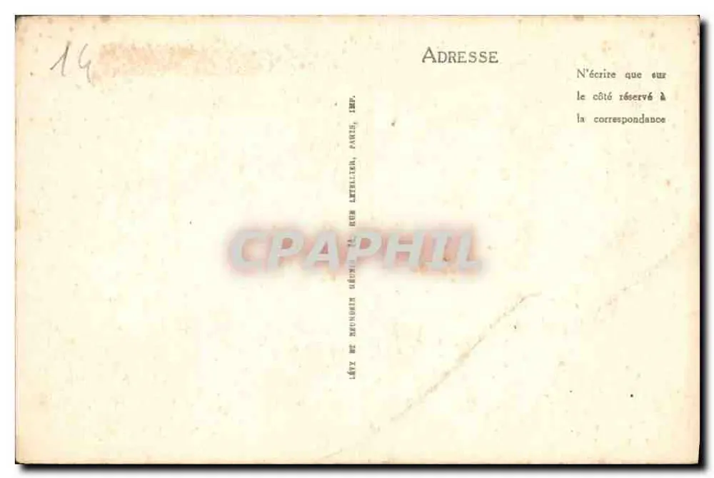 Lisieux — A Abside da Catedral de São Pedro — Edição artística Paul Mir, Lisieux. - Verso