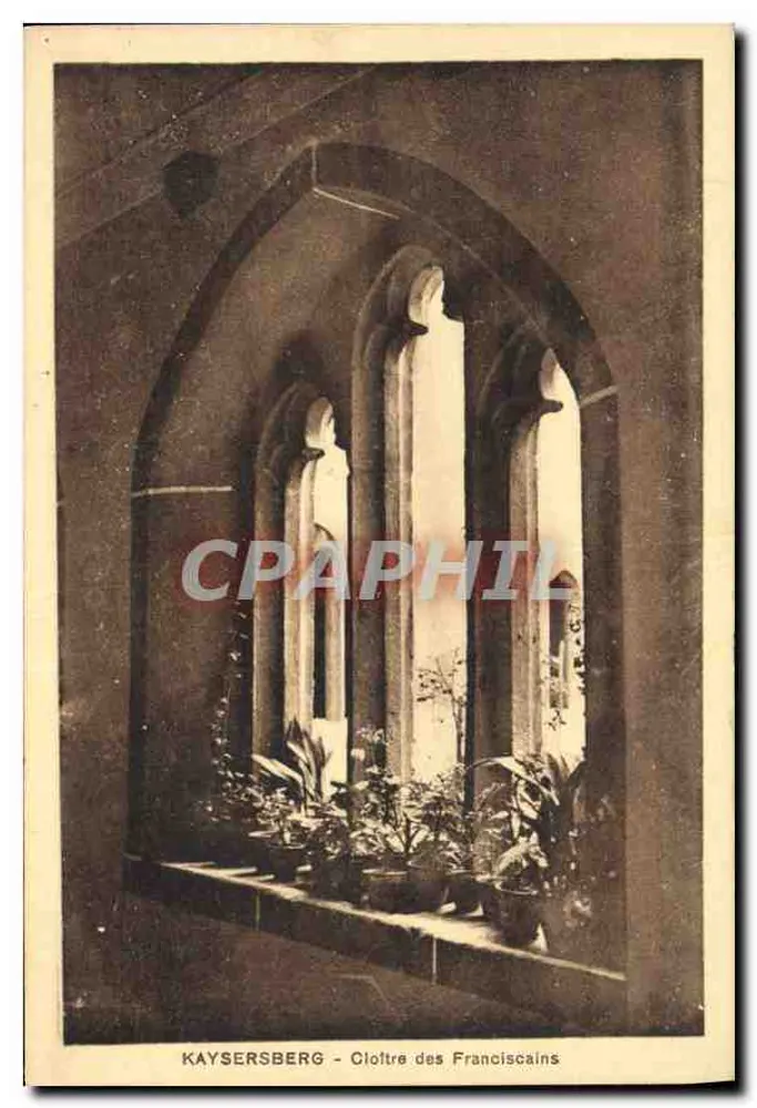 Kaysersberg - Claustro dos Franciscanos — cliché J. Rüti - Frente