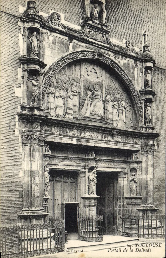 Portal da Dalbade em Toulouse — Editor Bayard, n°64 - Frente