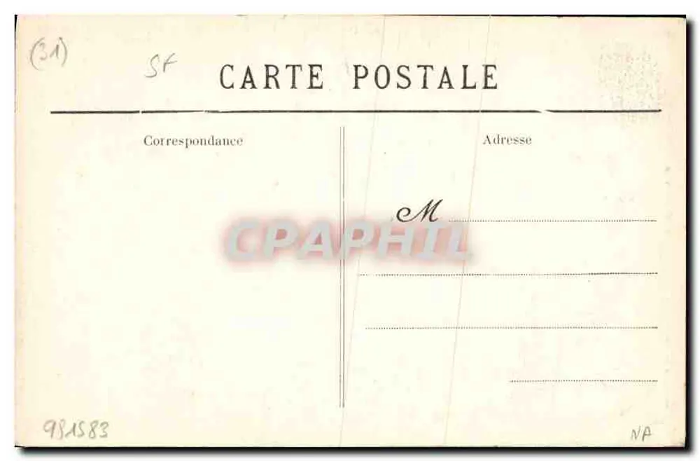 Portal da Dalbade em Toulouse — Editor Bayard, n°64 - Verso