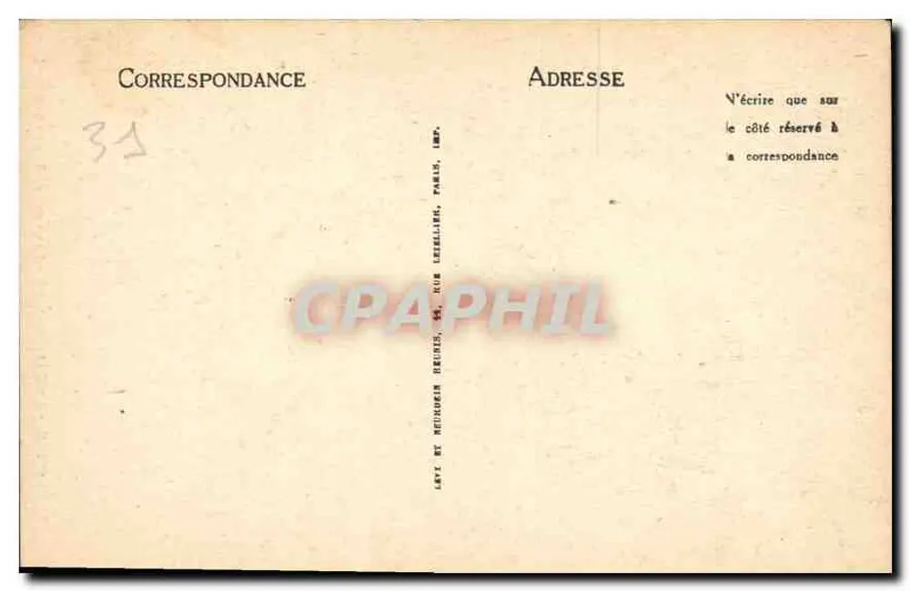 Toulouse - Das Capitole - Die Halle der Ehrwürdigen - LL - Rückseite