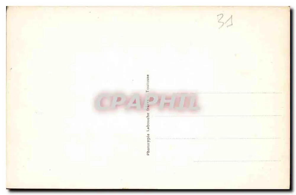 Tal von Luchon — Dorf Sode — Unten, Aufstieg nach Artigue — Zentralpyrenäen — Phototype Labouche, Toulouse, n°589 - Rückseite