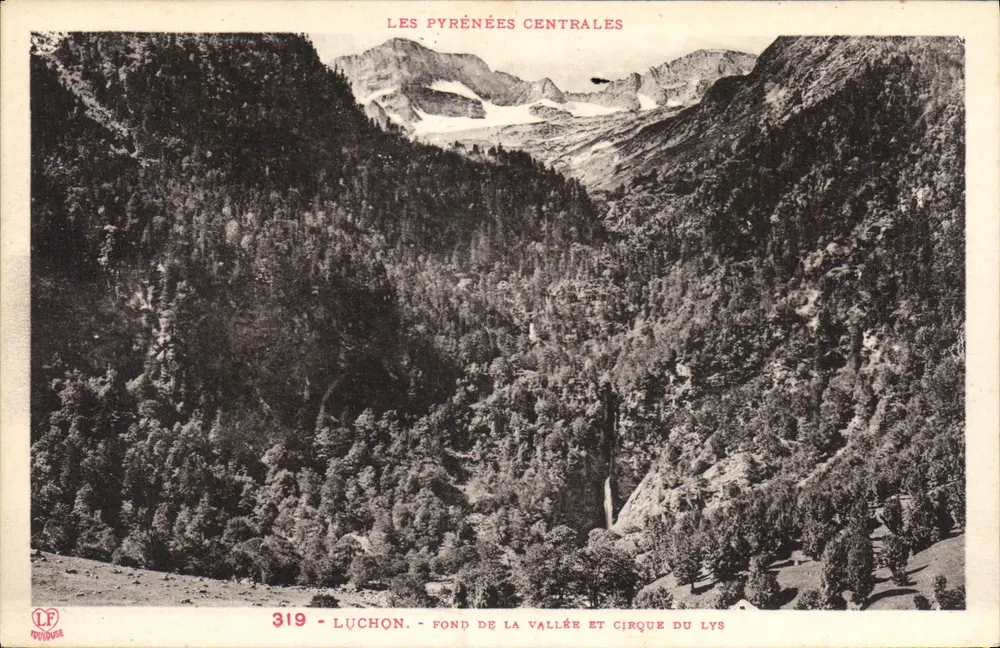 Luchon - Blick auf den Talboden und den Lys-Kreis — Zentralpyrenäen — Phototype Labouche-Toalaux n°319 - Vorderseite