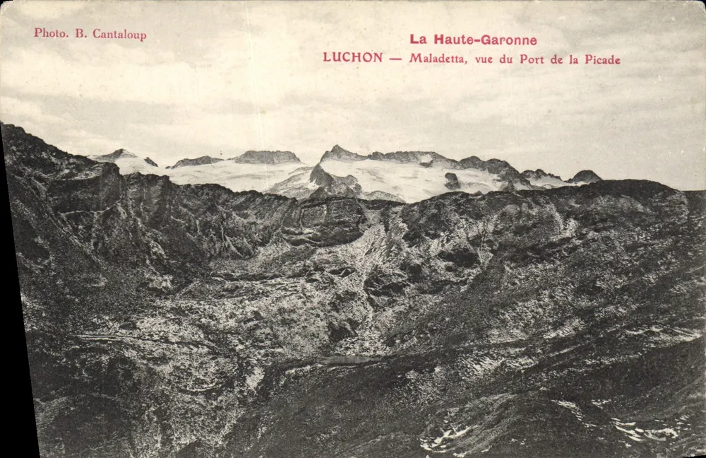Luchon — Maladetta, Aussicht vom Port de la Picade — Foto B. Cantaloup - Vorderseite