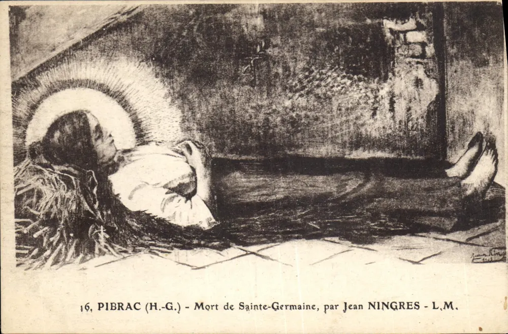 Pibrac (H.-G.) - Tod von Sainte-Germaine, von Jean NINGRES - L.M. - Vorderseite