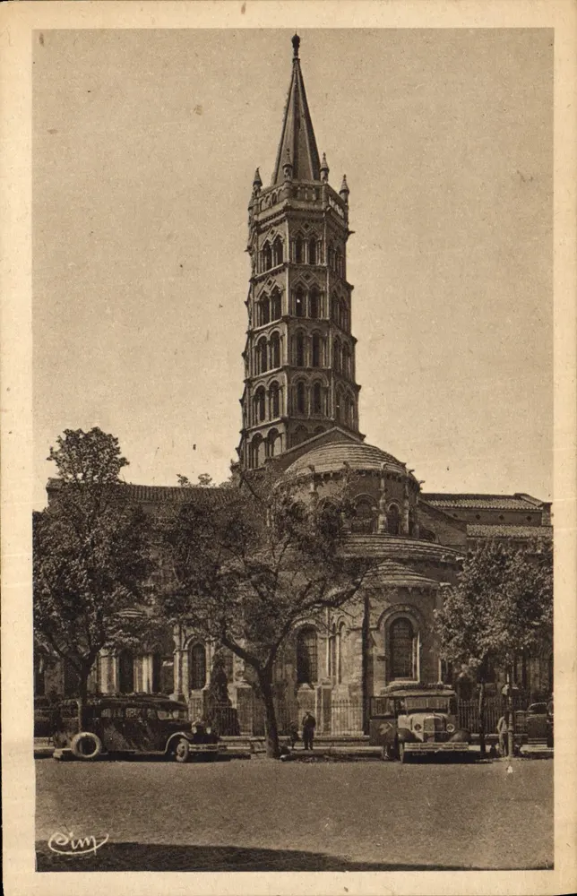 Toulouse (Hte-Car.) — Ansicht der Kirche Saint-Sernin — Heliodravre Combier Macon - Vorderseite
