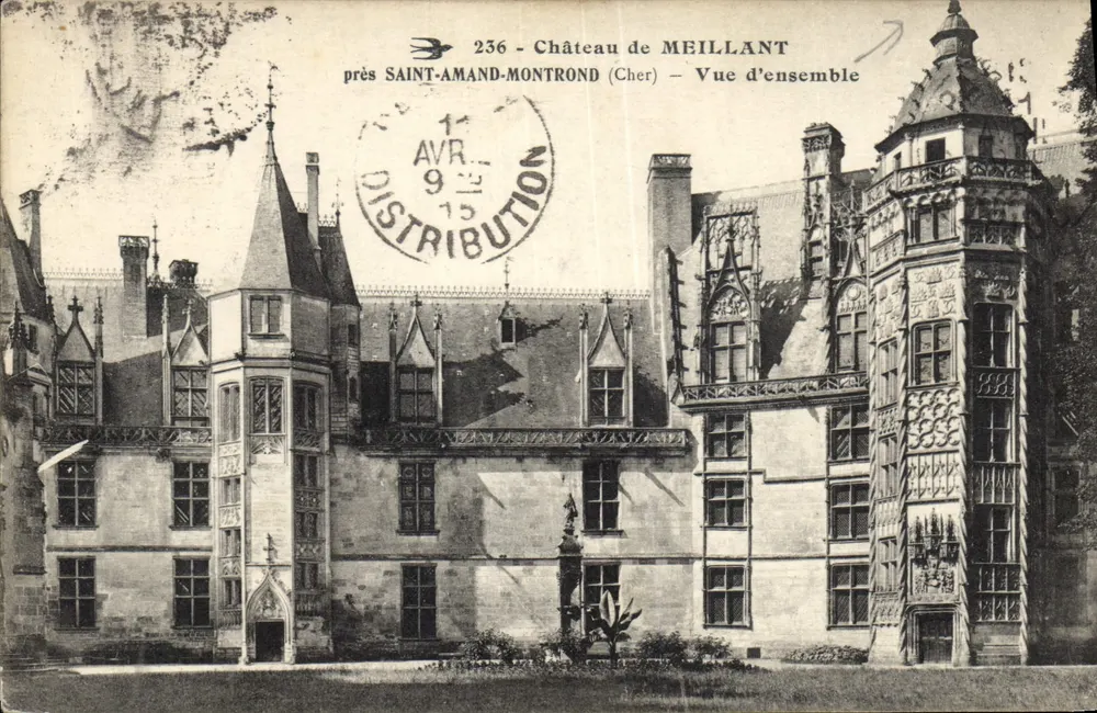 Schloss Meillant — Übersicht — Unbekannter Verleger, Nr. 236 - Vorderseite