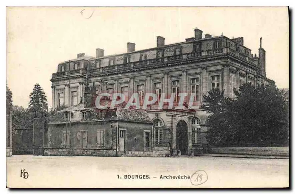 Bourges — Arquiepiscopado — KD - Frente