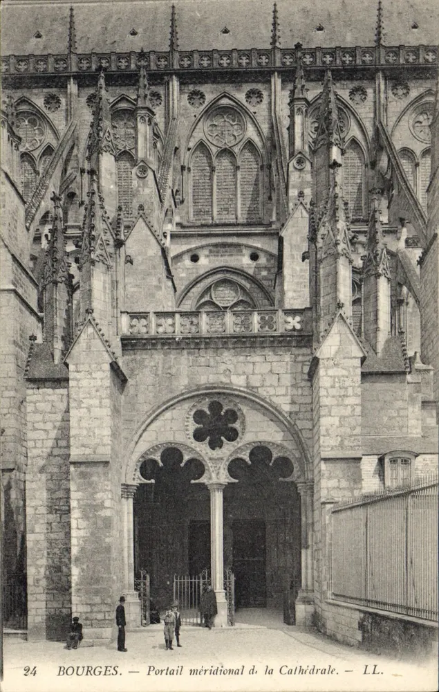 Bourges — Südtor der Kathedrale — LL. n°24 - Vorderseite
