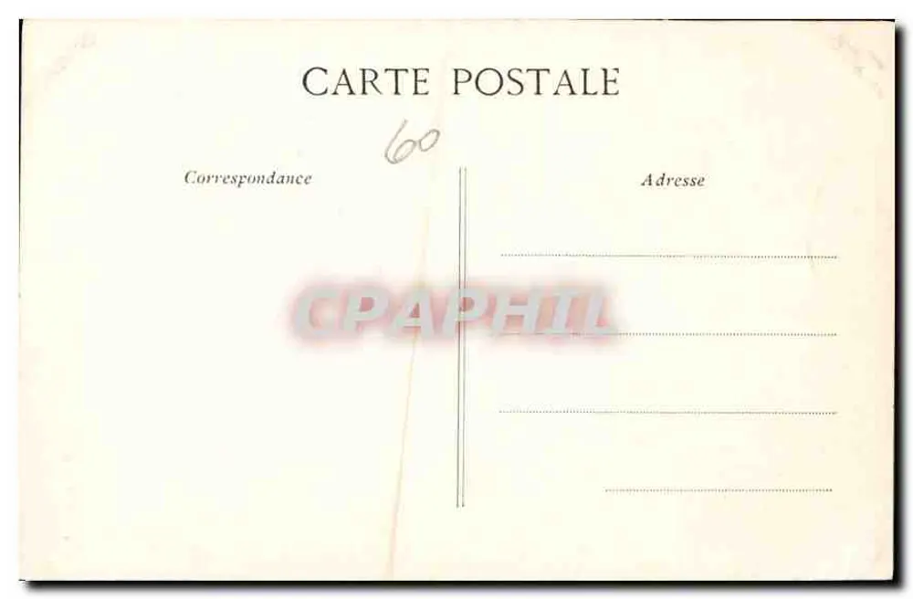 Castelo de Chantilly — A Capela — C.L.C. n°9 - Verso