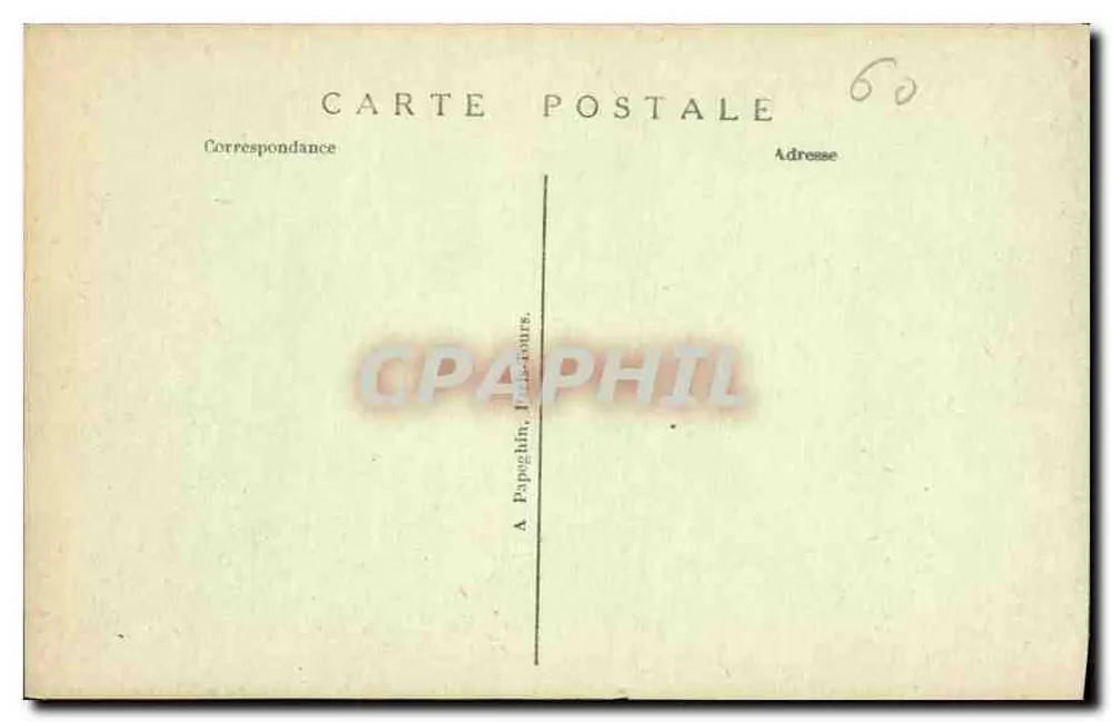 Castelo de Chantilly — A Fachada e a Capela — A. P. - Verso