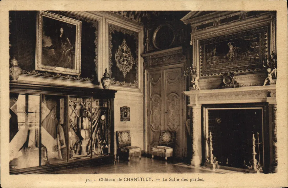 Schloss Chantilly — Die Wachstube — Edition Delabarette (Oise) - Vorderseite