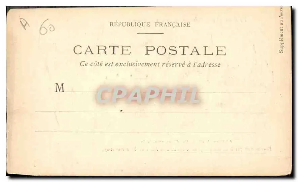 Castelo de Chantilly — reconstrução do século XIV — Le Journal des Démoniselles, 14, rue Drouot - Verso