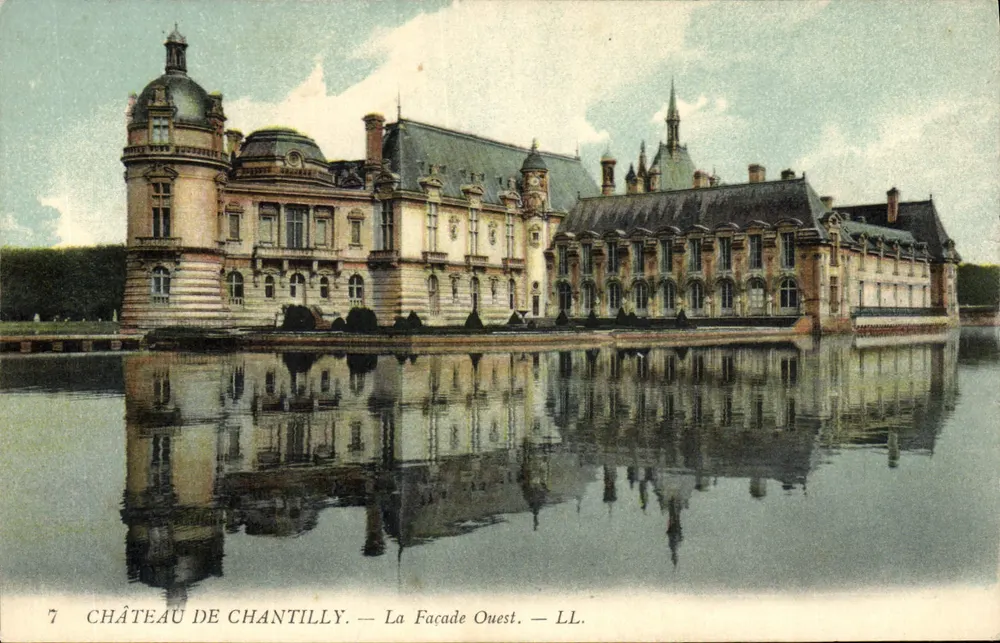 Castelo de Chantilly — Fachada Oeste — LL. - Frente