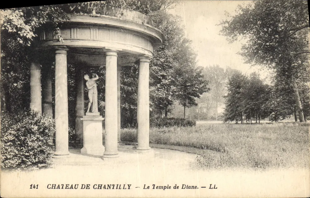 Castelo de Chantilly — O Templo de Diana — LL - Frente