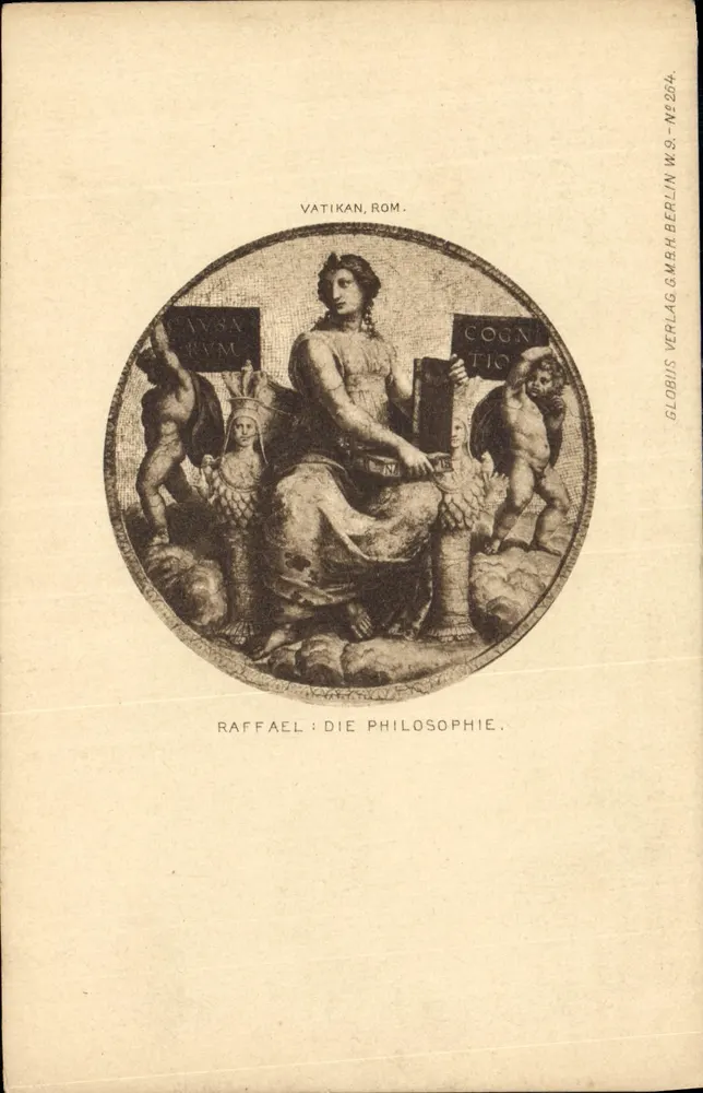 Vaticano, Roma — A Filosofia — Globus Verlag G.m.b.H. Berlin W.9 - Nr.264 - Frente