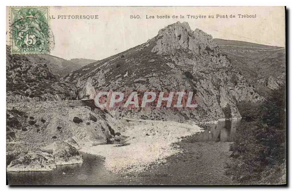 Die Ufer der Truyère am Pont de Tréboul — Serie 340 — Verlag Le Rémy Éditeur, Angers - Vorderseite