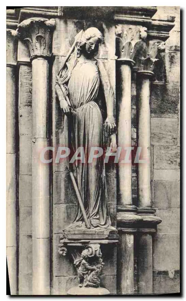 Statue des Südportals — Judenstum — Verlag Felix Laub, Straßburg - Vorderseite