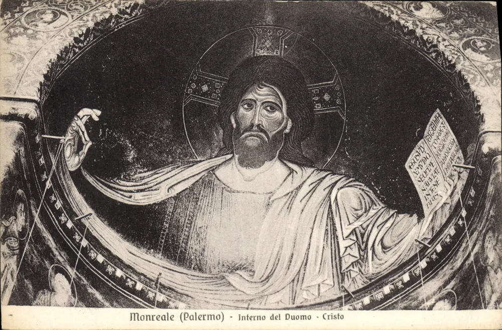 Monreale (Palermo) - Innenraum des Duoms - Christus - Vorderseite