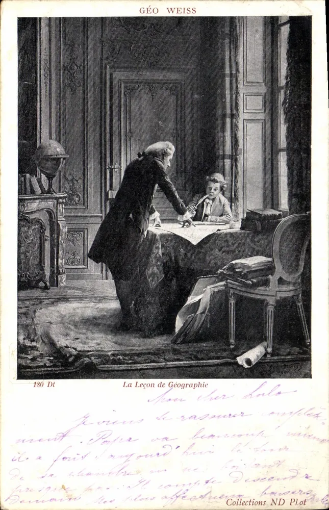 A Aula de Geografia — Géo Weiss, n°180 Dt - Frente