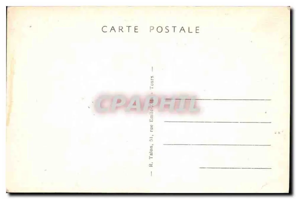 Loches (Loir-et-Cher) — Panoramische uitzicht —n°8 - Achterkant