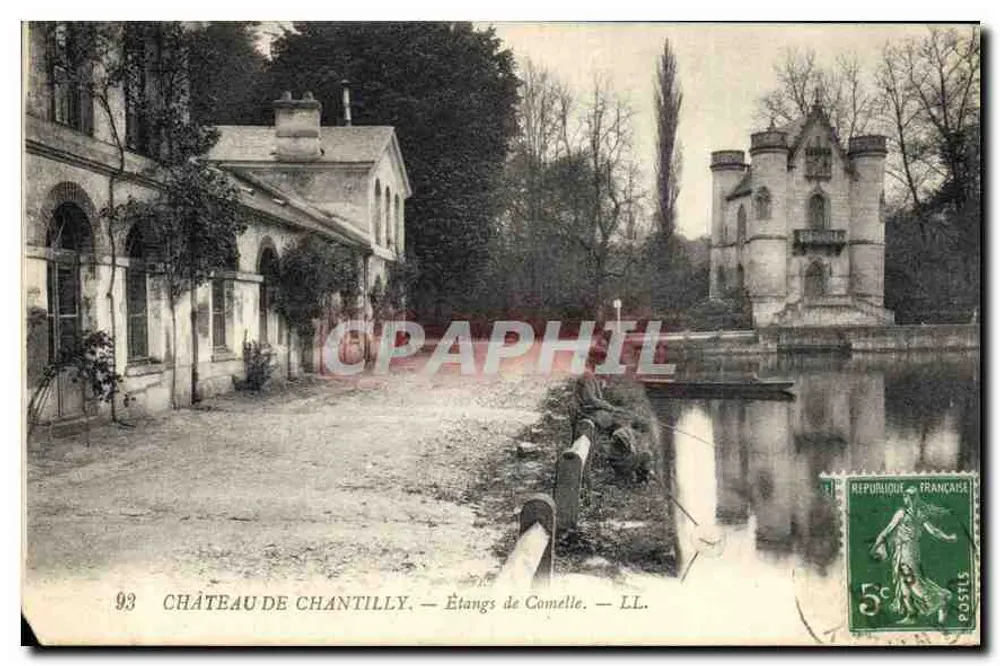 Castelo de Chantilly — Lagoas de Comelle — LL. — n°93 - Frente
