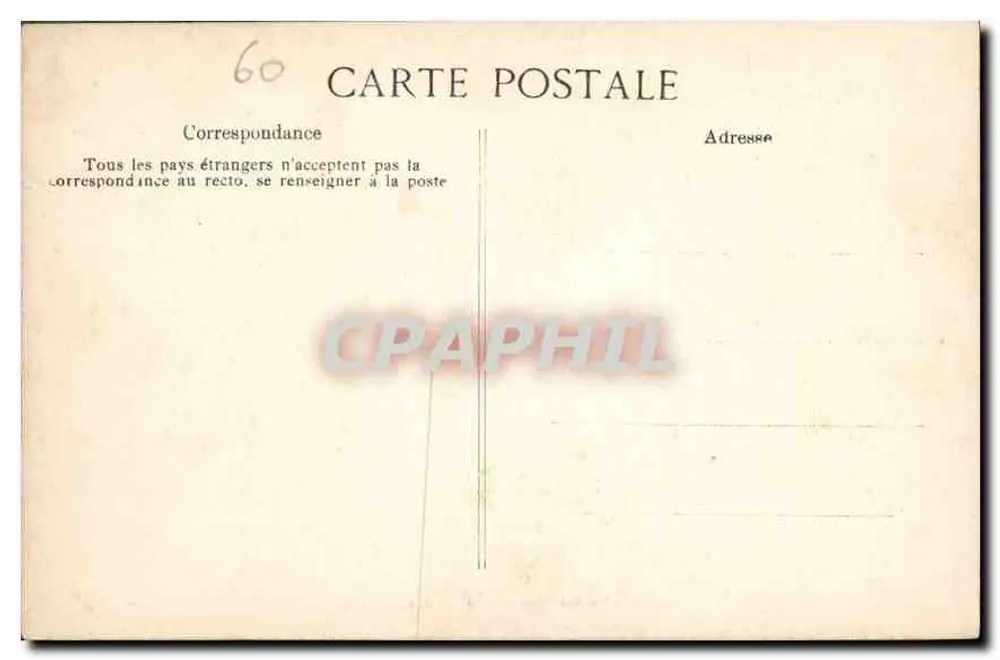 Sala com tapeçarias — Coleção Especial do Palácio de Compiègne — Editor E-D, n° 74 - Verso