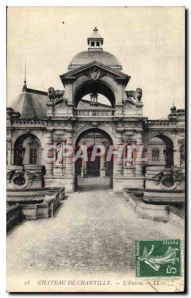 Castelo de Chantilly — A Entrada — LL. n°18 - Frente