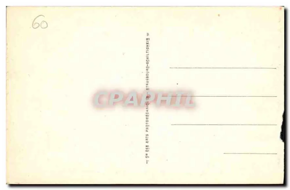 Castelo de Chantilly — O lado noroeste — LL. - Verso