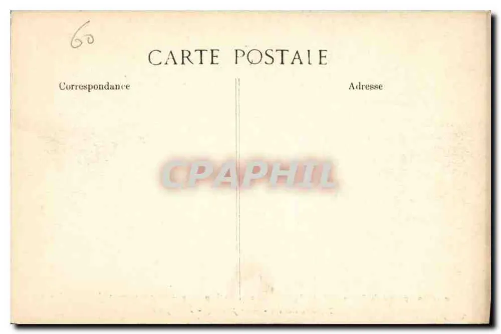 Galerie der Tapeten — Ohnmacht Esthers — Schloss Compiègne — E.D. Nr. 60 - Rückseite