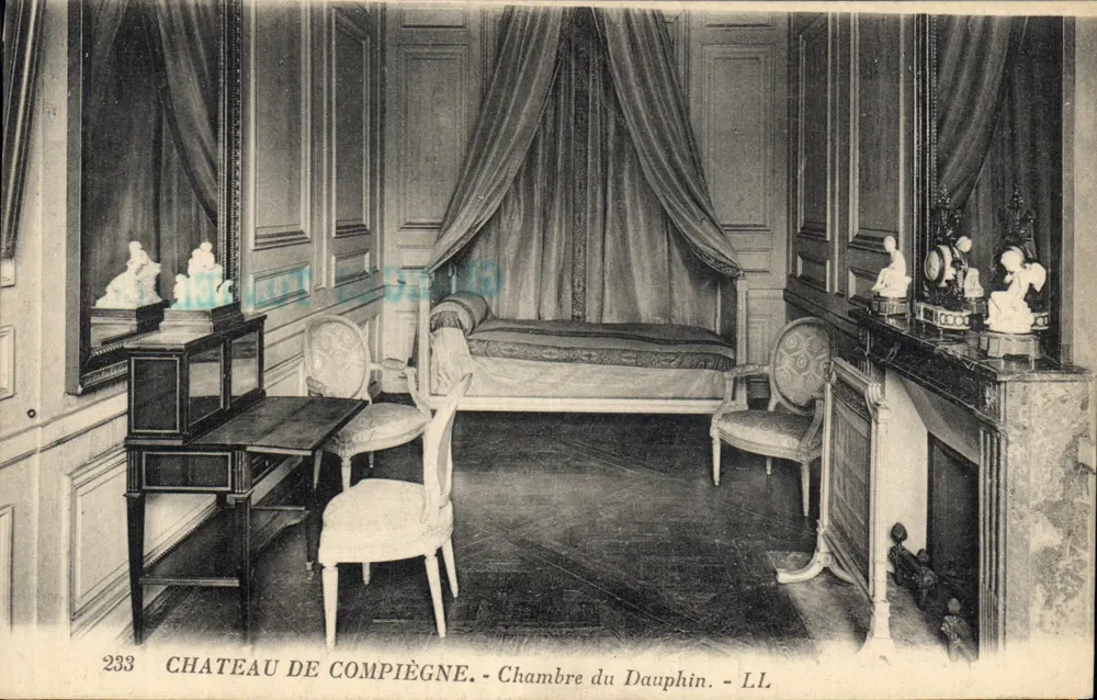 Castelo de Compiègne — Quarto do Duque — LL, n° 233 - Frente