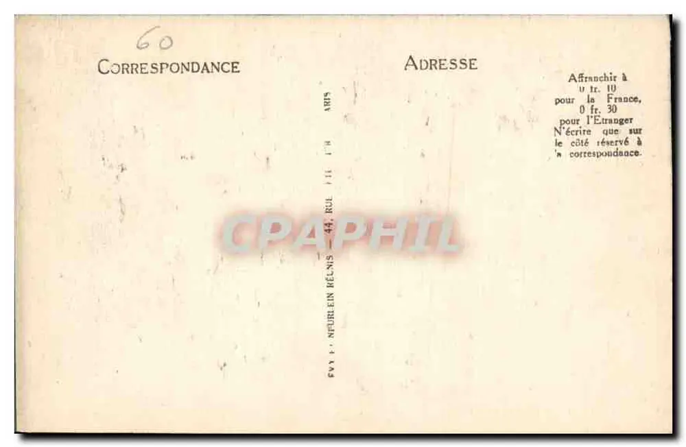 Castelo de Compiègne — Quarto do Duque — LL, n° 233 - Verso