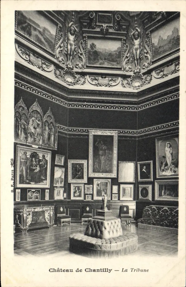 Zamek Chantilly — La Tribune — B.F. Paris - Awers