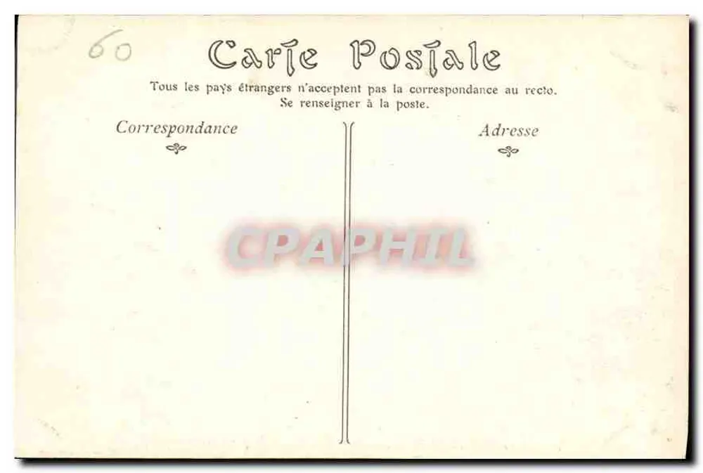 Castello di Chantilly — Statua del duca d'Aumale — di Gerôme, provenienza Robineau, Libraio — Chantilly - Verso