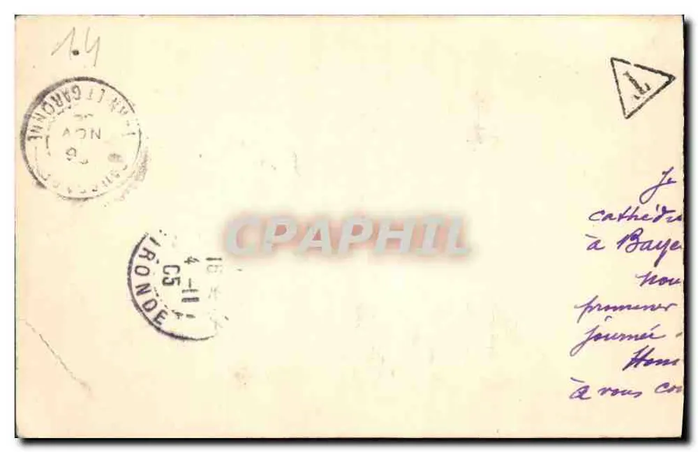 Hotel da Prefeitura — Caen — editor Galinados - Verso