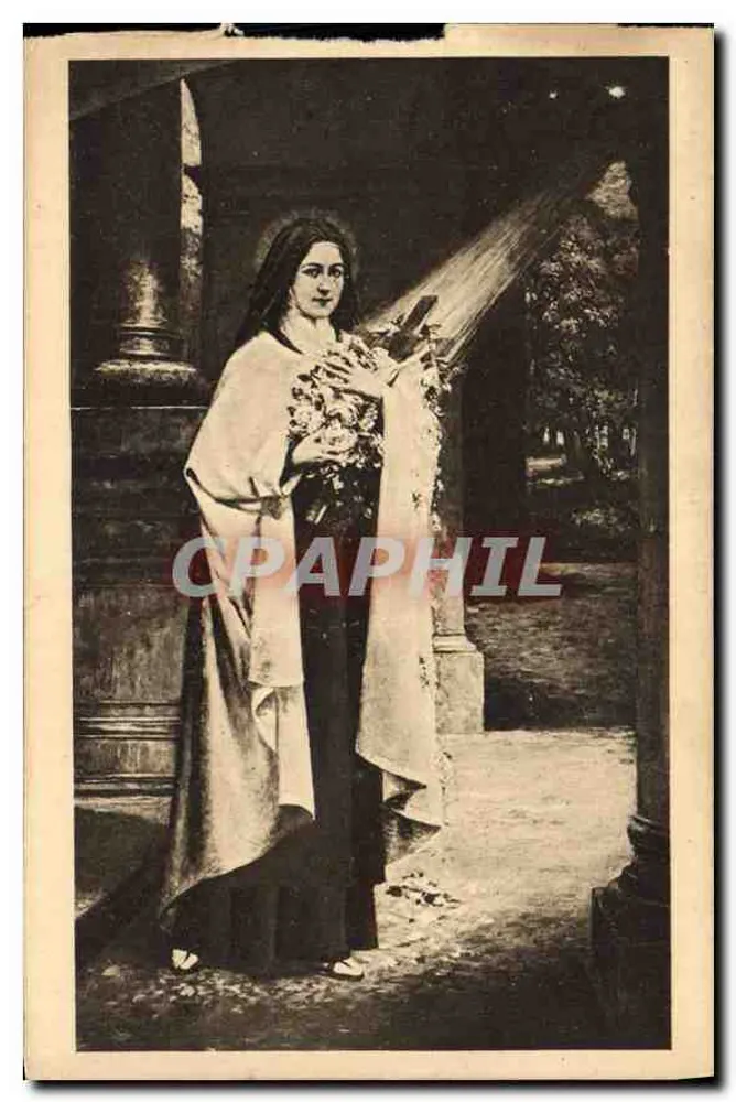 A Béthérèse do Menino Jesus — Quadro de F. Roybet — editor não visível - Frente
