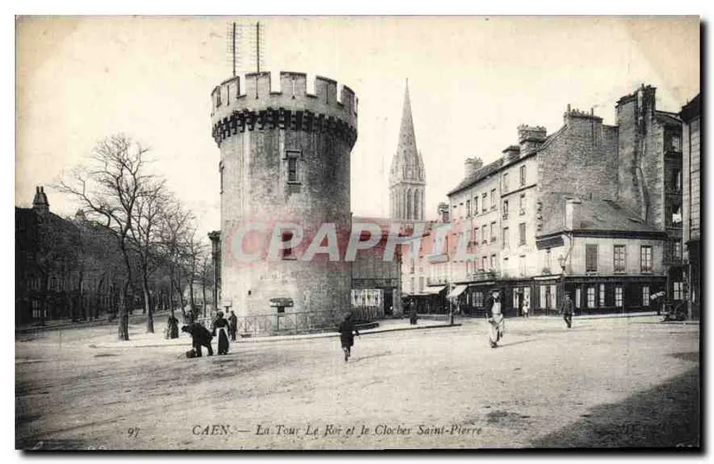 Caen — Die Königsburg und der Turm von Saint-Pierre — n° 97 - Vorderseite