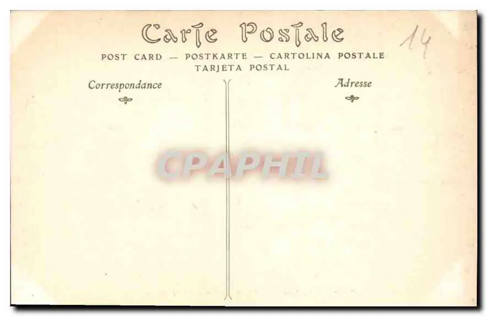 Caen — Die Königsburg und der Turm von Saint-Pierre — n° 97 - Rückseite