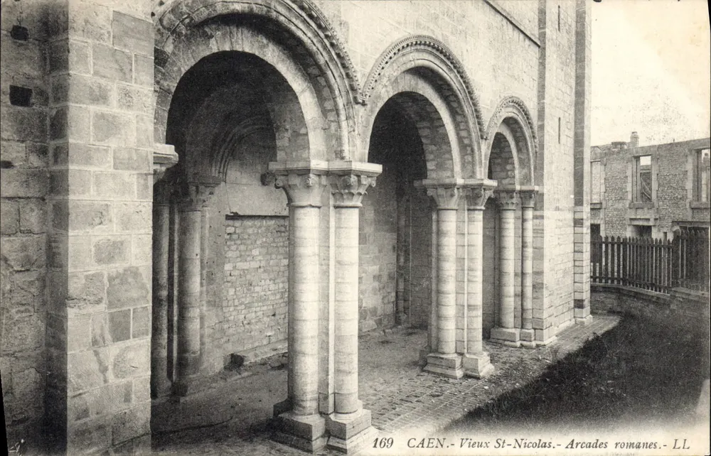Caen - Alt-Saint-Nicolas - Römische Arcaden - LL - Vorderseite