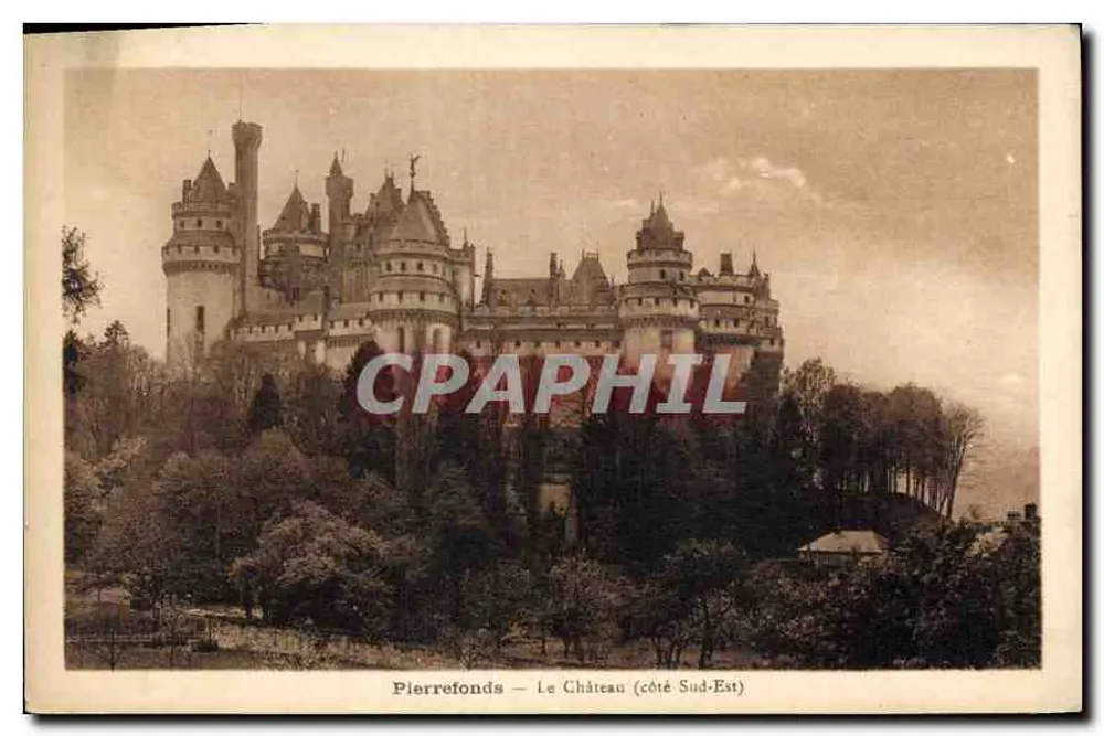 Pierrefonds — Het Kasteel (zuidoostkant) — Tuscany Librairie, n°60 - Voorkant