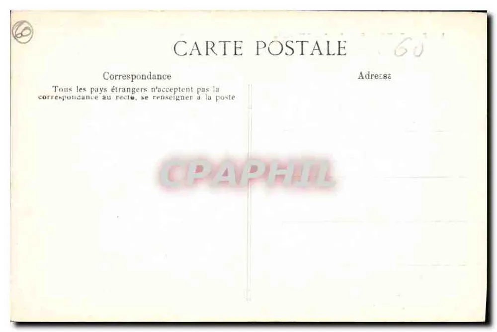 Pierrefonds — Escalera de honor, Torre y Capilla — Edición Varin - Pierrefonds - Reverso