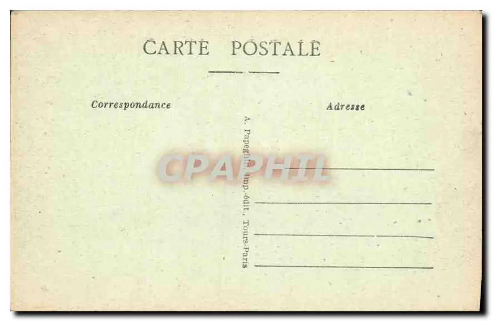 Montrésor (I.-et-L.) — Vista geral, Lado Oeste — A. P. - Verso