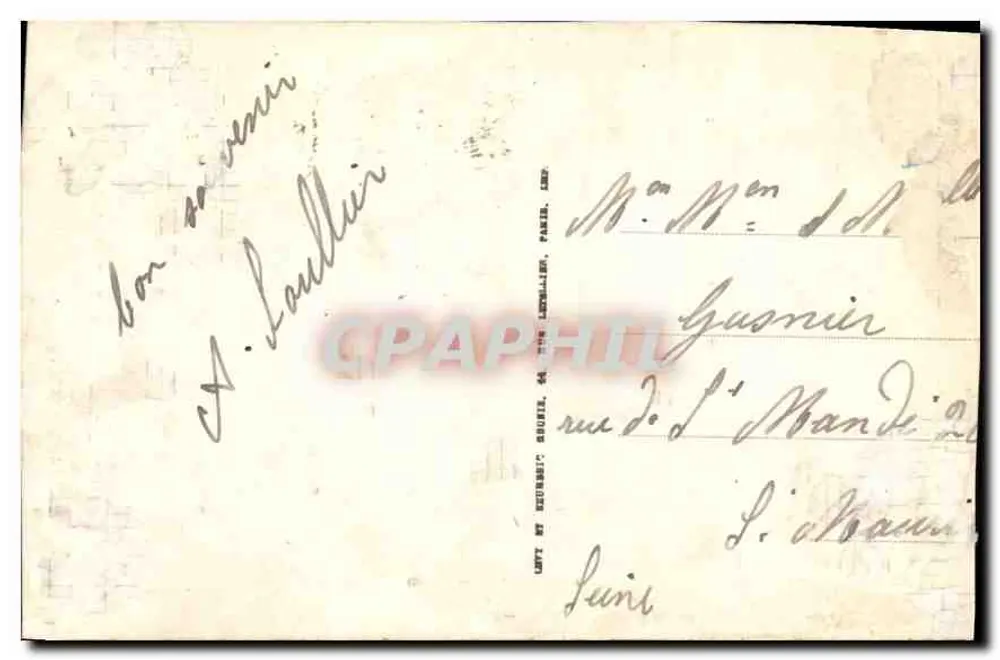 Tours — Die Türme der Kathedrale Saint-Gatien — LL. n° 262 - Rückseite