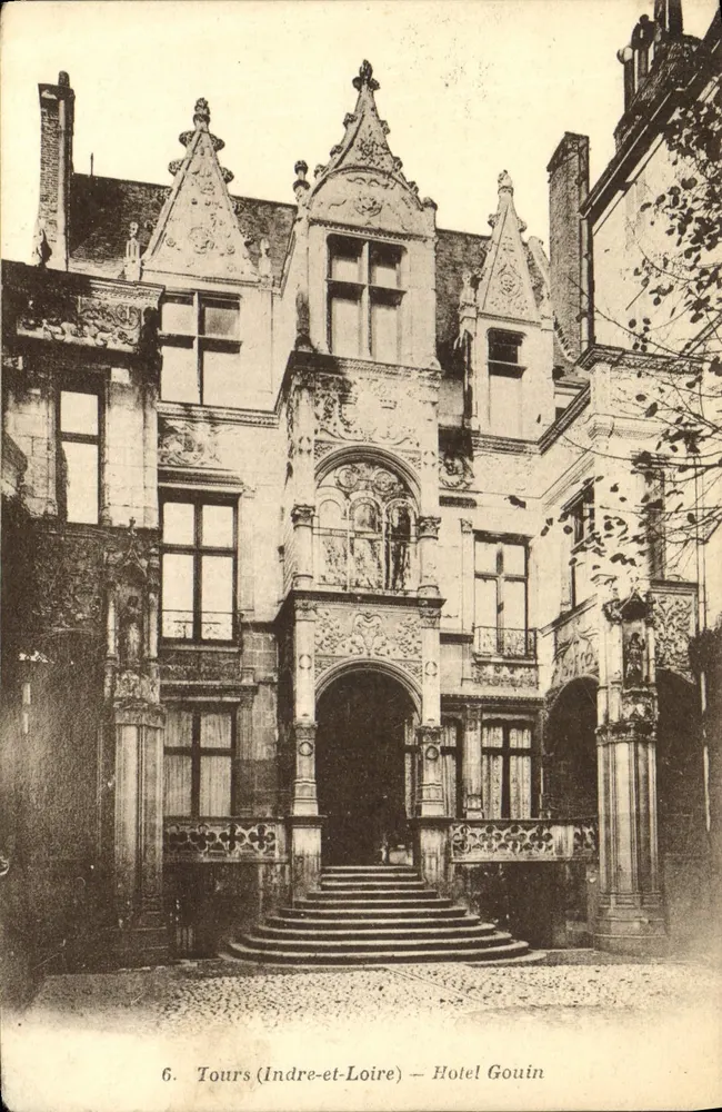 Tours (Indre-et-Loire) - Hotel Gouin - Verlag nicht sichtbar, Seriennummer 6 - Vorderseite