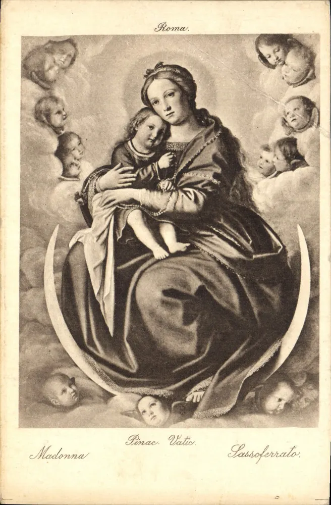 Madonna Sassoferato — Vaticano — F&C n°51 - Frente